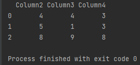 how to select columns by name
