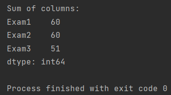 how to calculate sum of columns
